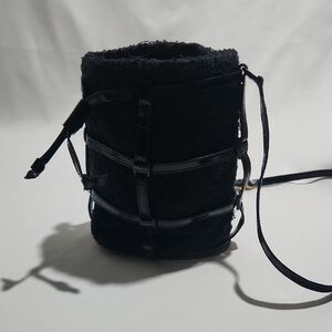 Salvatore Ferragamo Textured Bucket Crossbody Bag